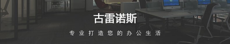 古雷诺斯 电脑椅办公椅子职员网椅转椅会议椅家用电脑椅休闲座椅椅主播椅 吧椅 N104+06+黑色弓形