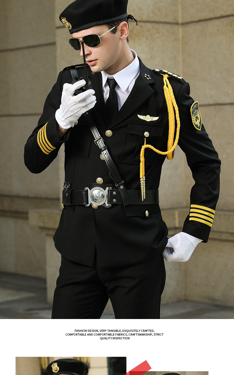 短尾狐售楼处保安礼服保安工作服春春套装男长袖服礼宾服门卫制服衣服