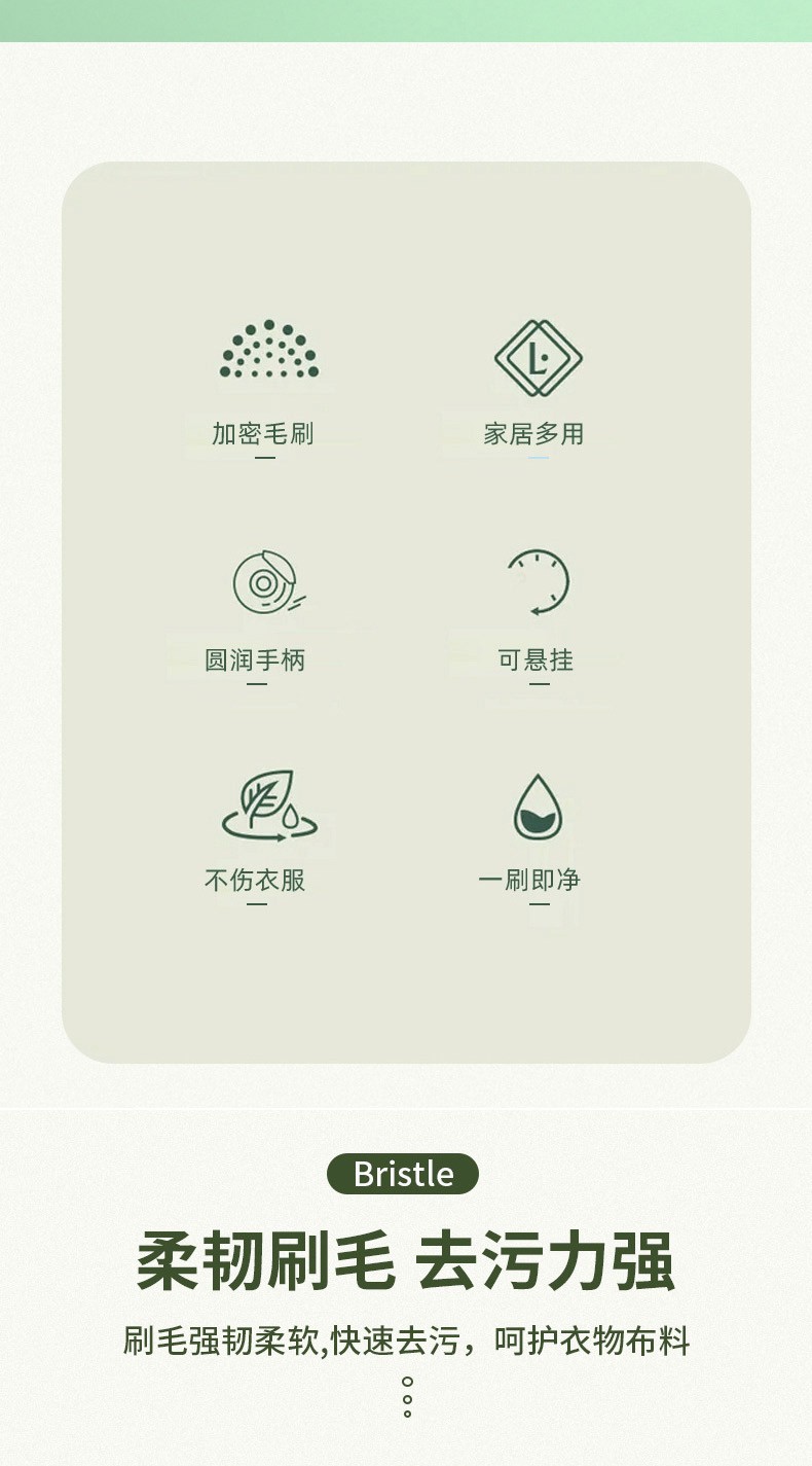 NSYCA  五面鞋刷子不伤鞋家用多功能不掉毛刷鞋神器刷子鞋子洗衣刷清洁刷 颜色随机 【3个】