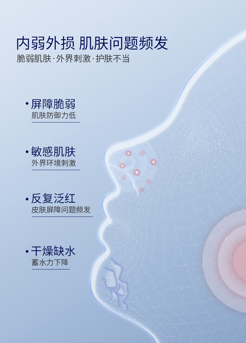 赫宝仙媞面膜次抛精华试用装玻色因重组胶原蛋白修护舒缓补水保湿敏感肌 面膜+屏障次抛1支【王炸组合】