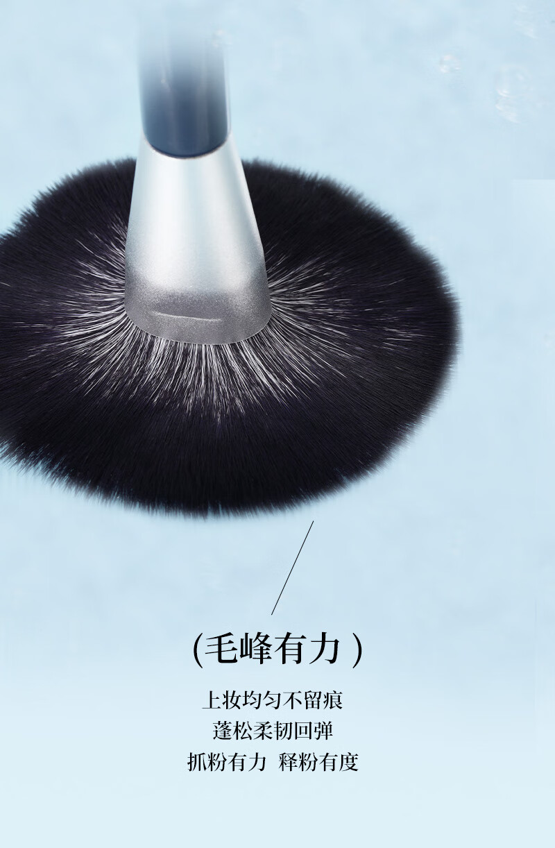 LADES蓝蒂丝化妆刷套装碧海潮生散粉刷粉底刷眼影刷全套彩妆美妆工具 新版碧海10支斜尾刷包版