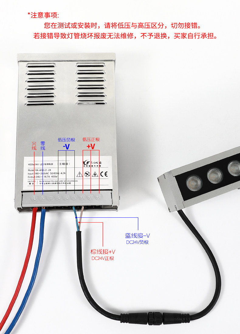 led洗墙灯户外防水室内线条灯射灯楼体亮化外墙婚庆背景灯别墅24vdc