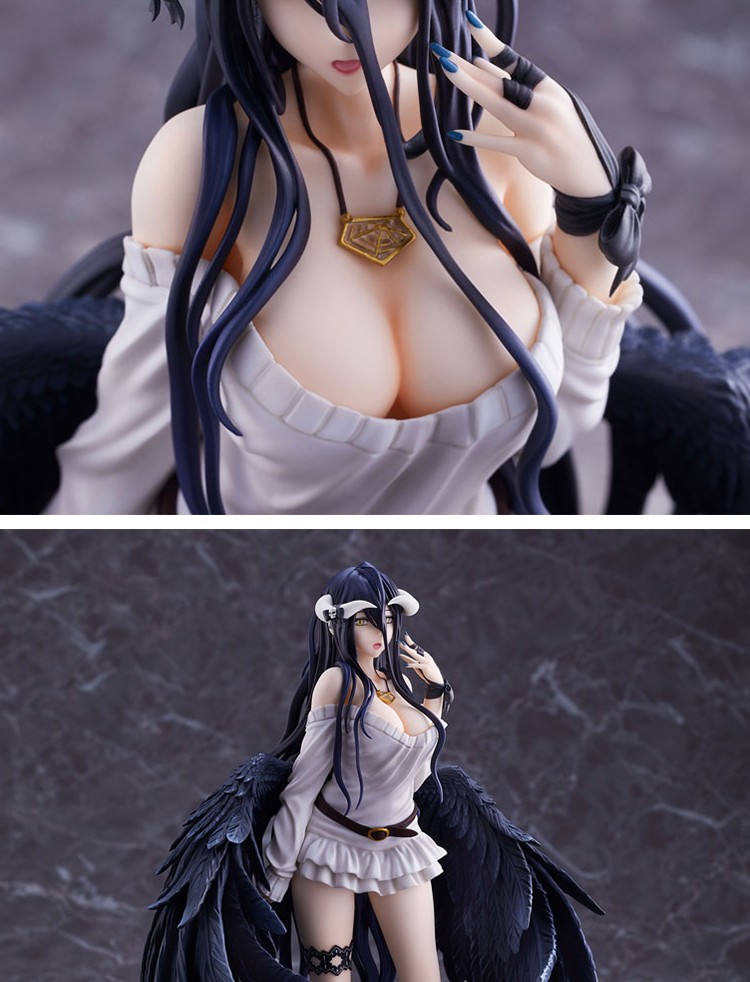 【精品】overlord不死者之王雅儿贝德手办骨王魅魔周边模型美少女二