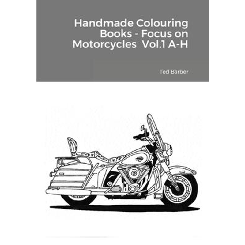 按需印刷Handmade Colouring Books - Focus on Motorcycles  Vol.1 A-H[9781716232367]