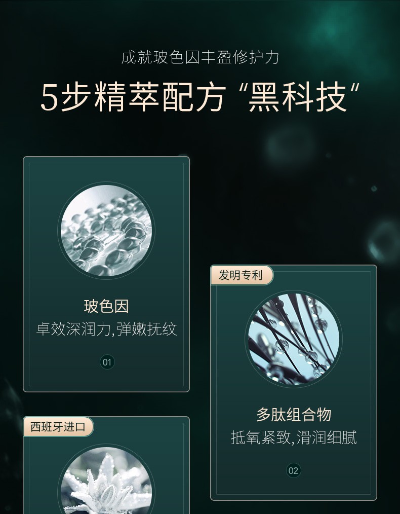 MOZX陌妆 黑绷带面霜女淡化细纹抗皱保湿补水润肤乳液修护肌肤屏障晚霜护肤品 50g/盒
