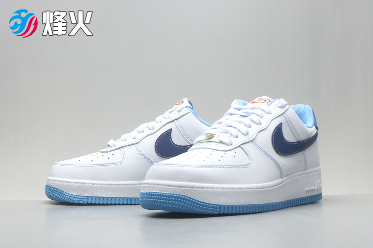 烽火体育 nike air force 1 low 白蓝空中大灌篮男子休闲板鞋 dj7998