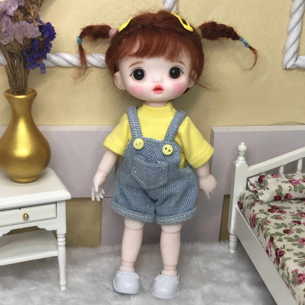 娃娃巴宝莉改妆换装娃娃8分关节3d真眼女孩玩具洋娃娃