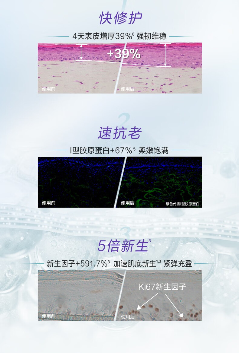 自然堂小紫瓶精华第五代抗皱保湿提亮紧致毛孔滋润修护精华液新年礼物女 小紫瓶精华霜55g