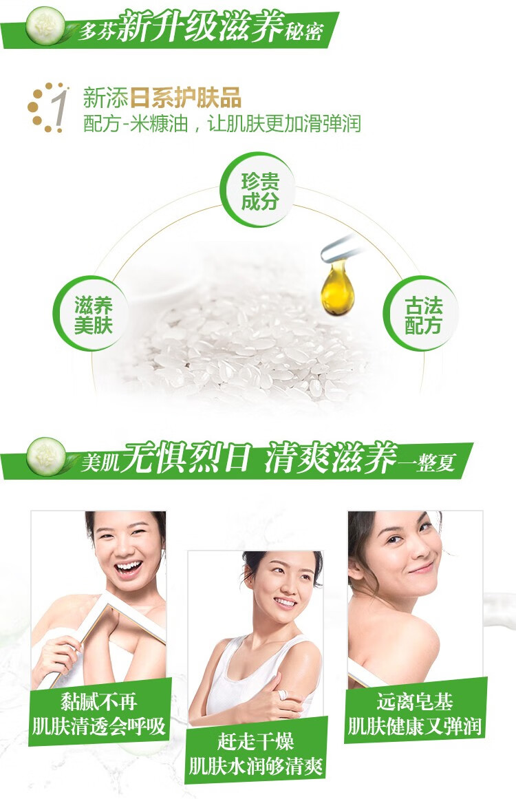 多芬(Dove)沐浴露190ml沐浴露滋润护肤保湿男女通用（香型随机发） 多芬沐浴露190ml*4瓶（共760ml）