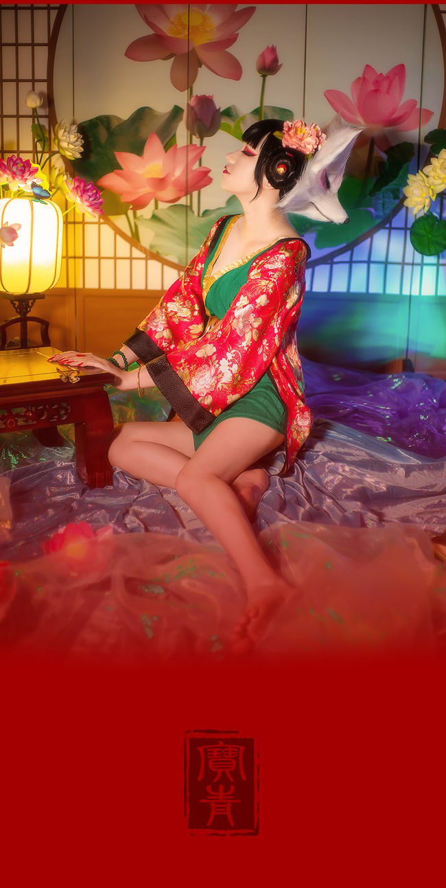 白蛇缘起cos服狐狸狐妖小狐狸精宝青坊主cosplay服装女现货绣花鞋s