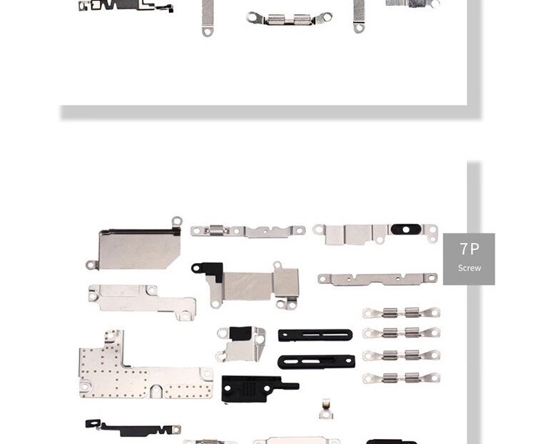 梦音苹果iphone7全套6splus装机x8p手机xr小零件xsmax内部大铁片6配件