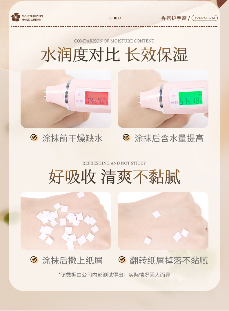 欧丽琦（OULIQI）馥奇香氛护手霜补水保湿滋润嫩肤防干冻裂随身携带手部护理润手霜 花香香调护手霜 35g 【花晨月夕】