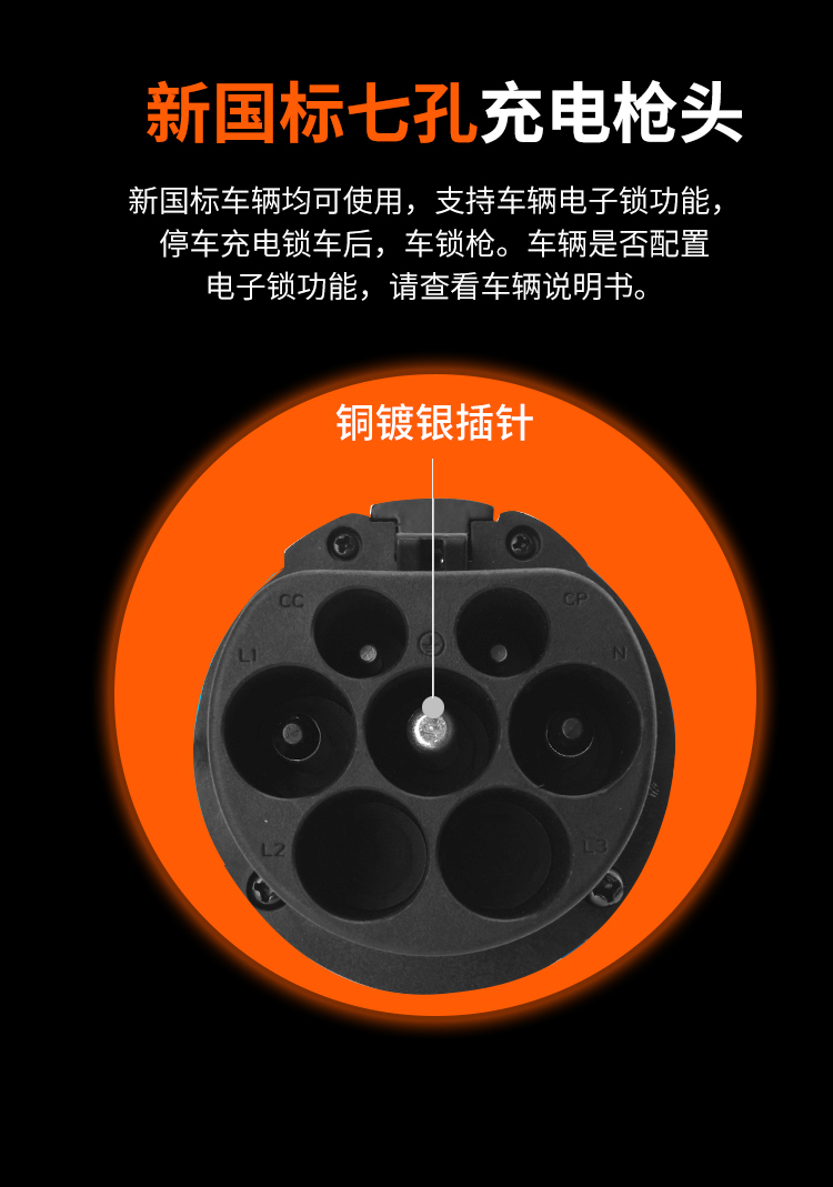 宝骏e200 e100 e300新能源充电桩便携式电动汽车充电枪电动车充电器免