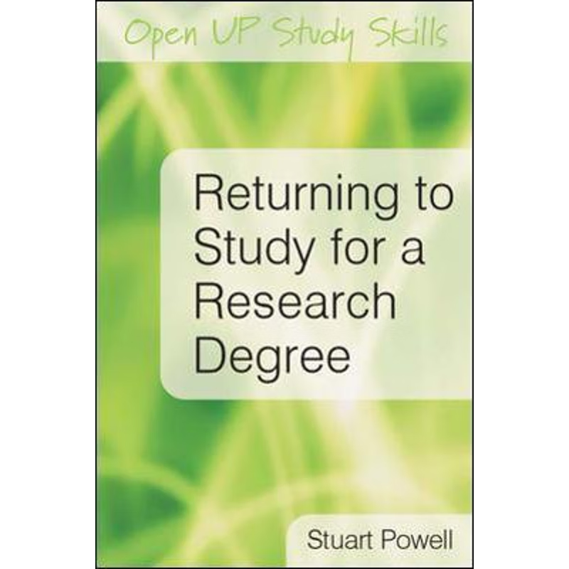 按需印刷Returning to Study for a Research Degree[9780335233533]