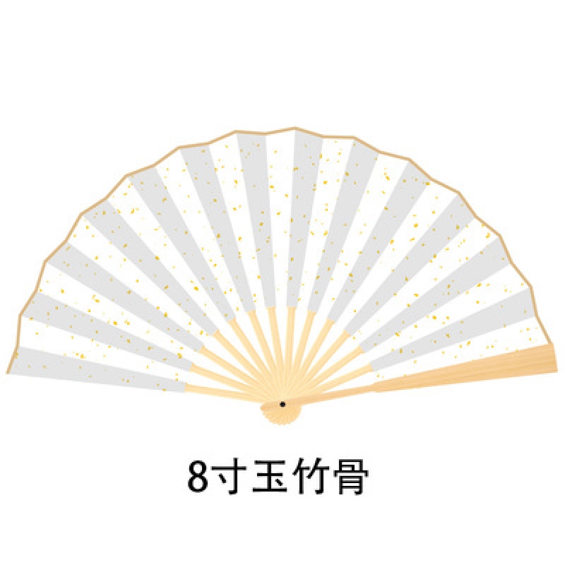 男士中国风电视剧同款山河令温客行龚俊玉竹烤漆汉服搭配扇子折扇 9寸