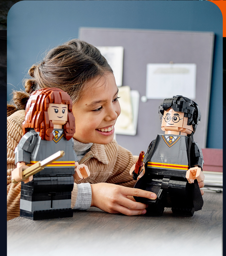 乐高(LEGO)积木 哈利·波特 HP系列 2021年6月新品 10岁+男孩女孩玩具生日礼物  76393 哈利·波特与赫敏·格兰杰