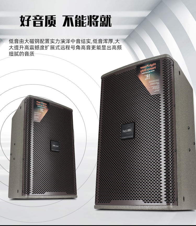 爵宝天音kp052家庭ktv音响套装酒吧k歌家用影院舞蹈全套音箱10寸顶配