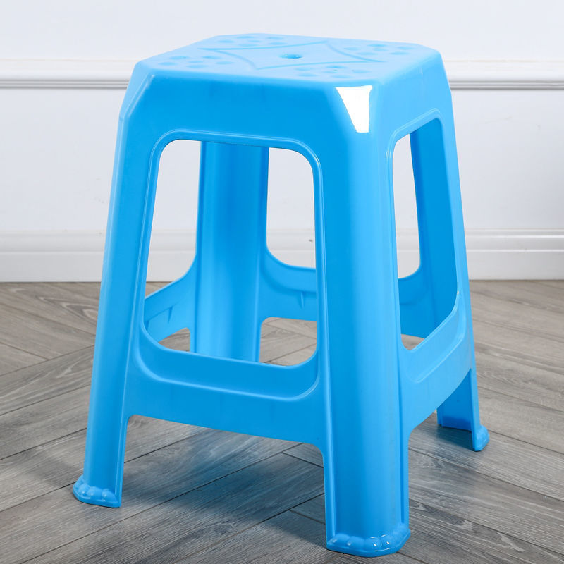 塑料凳子加厚家用熟胶餐桌椅胶椅子方凳客厅高凳成人凳子防滑板凳塑料