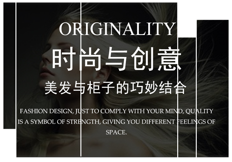 田门前 理发柜 理发店发廊工具柜 工具车美发产品展示柜带吹风机口美容美发推车 黑加白 官方标配