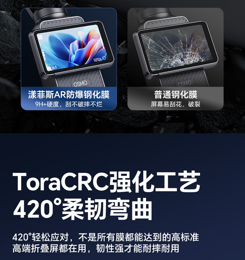 Защитная пленка YOUFES для экрана DJI Pocket 3, 2 шт.