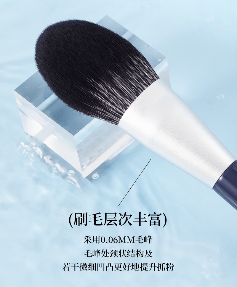 LADES蓝蒂丝化妆刷套装碧海潮生散粉刷粉底刷眼影刷全套彩妆美妆工具 新版碧海10支斜尾刷包版