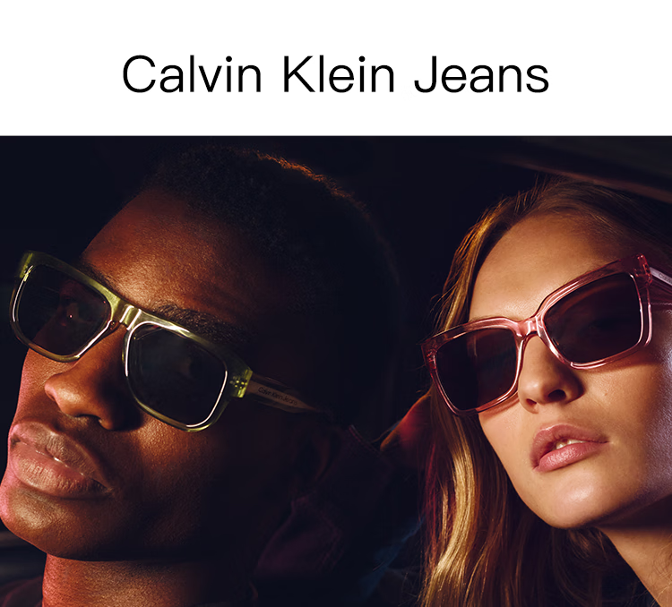 2，Calvin Klein Jeans光學眼鏡框近眡商務通勤搭配休閑素顔百搭早八 CKJ21643A