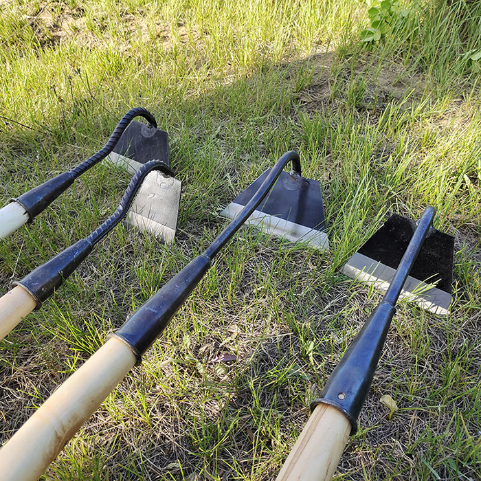 农用工具锄头挖地种菜家用农具开荒铲子全钢木柄铲草松土锄头除草15