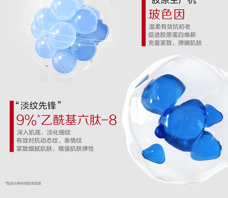 韩束（KanS）护肤品精华保湿修护紧致改善淡化皱纹双A醇送老婆女友妈妈礼物 双管塑颜抚纹精华液72ml