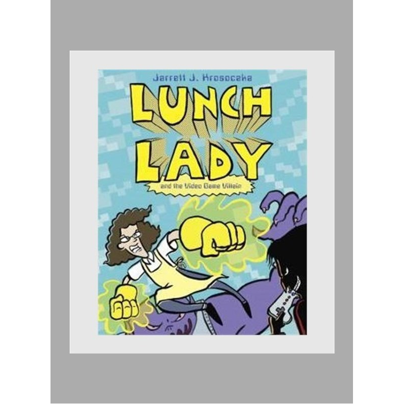 英文原版 Lunch Lady and the Video Game Villain 原版进口图书籍【上海外文书店】