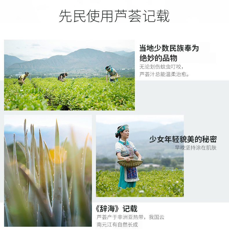 雅丽洁（YALGET）芦荟补水护肤套装女舒缓保湿补水冬季学生 舒缓保湿3件套
