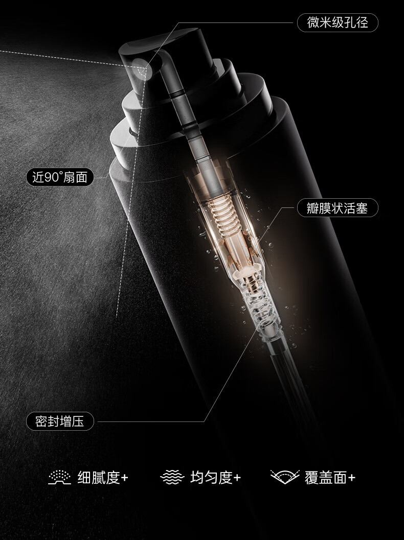 柏瑞美（PRAMY）定妆喷雾持久不脱妆博瑞美定妆喷雾散粉定妆补水保湿控油快速定妆 柔焦雾面100ml【黑瓶】