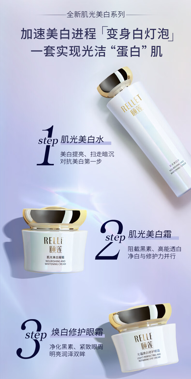 颐莲（RELLET） 福瑞达光蕴焕白修护眼霜 改善眼周暗沉修护抚纹焕亮双眸眼霜30g
