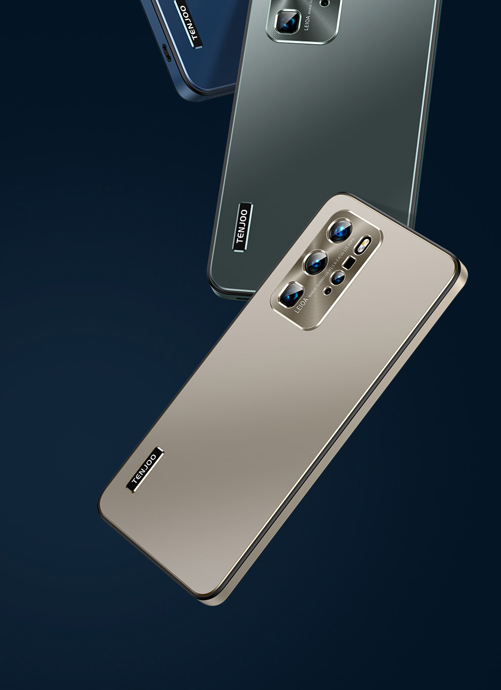 Чехол Tianjue для Huawei P40 Pro, защита линз, противоударный силикон, ультратонкий бизнес-стиль, модный дизайн для мужчин и женщин, премиальное качество, зеленый