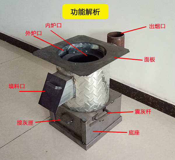 家用取暖炉烧煤炭炉子室内烧柴采暖炉柴煤两用农村烤火炉碳炉子大号