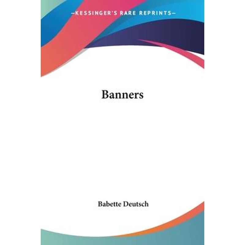 按需印刷不退不换Banners[9780548465424]