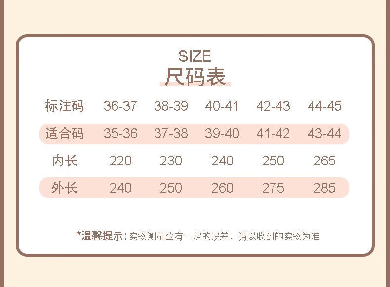 福虹辰2024新款羊羔兔加厚底棉拖鞋毛绒专享保暖外穿浅粉居家室内防滑情侣外穿保暖毛绒(专享) 浅粉(毛绒兔) 38-39适合37-38详情图片4