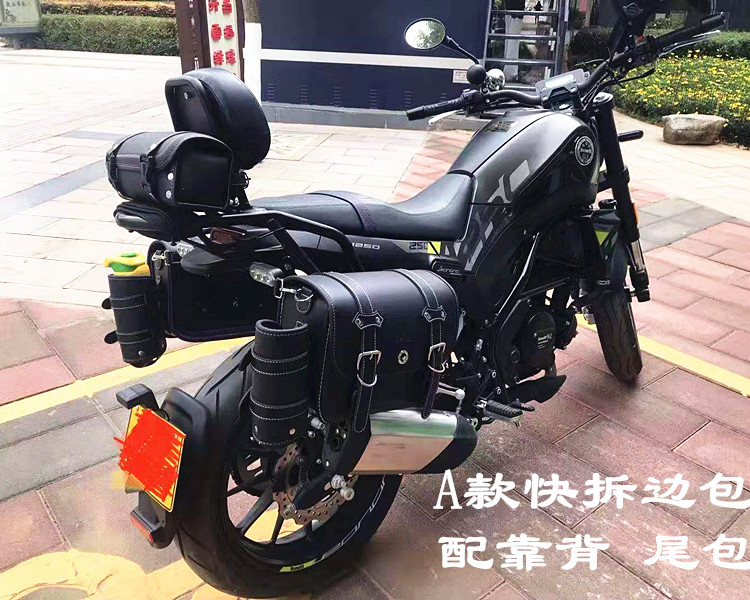20-21年用于贝纳利幼狮 250 502c 500 后靠背边包防摔