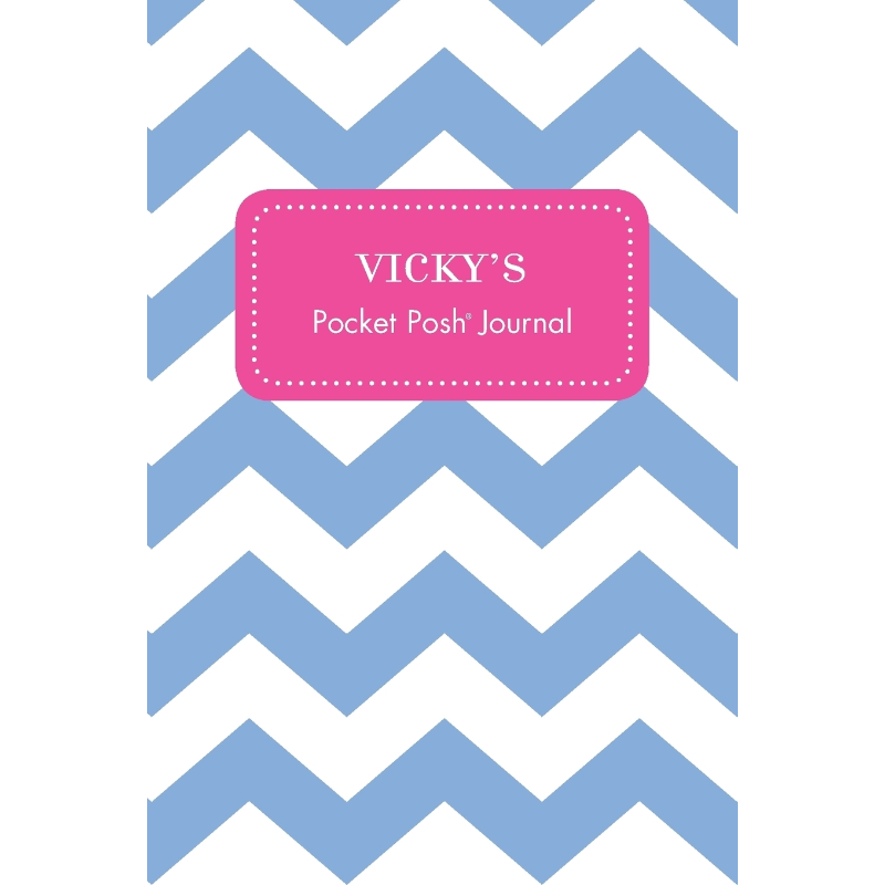 按需印刷Vicky's Pocket Posh Journal, Chevron[9781524809812]