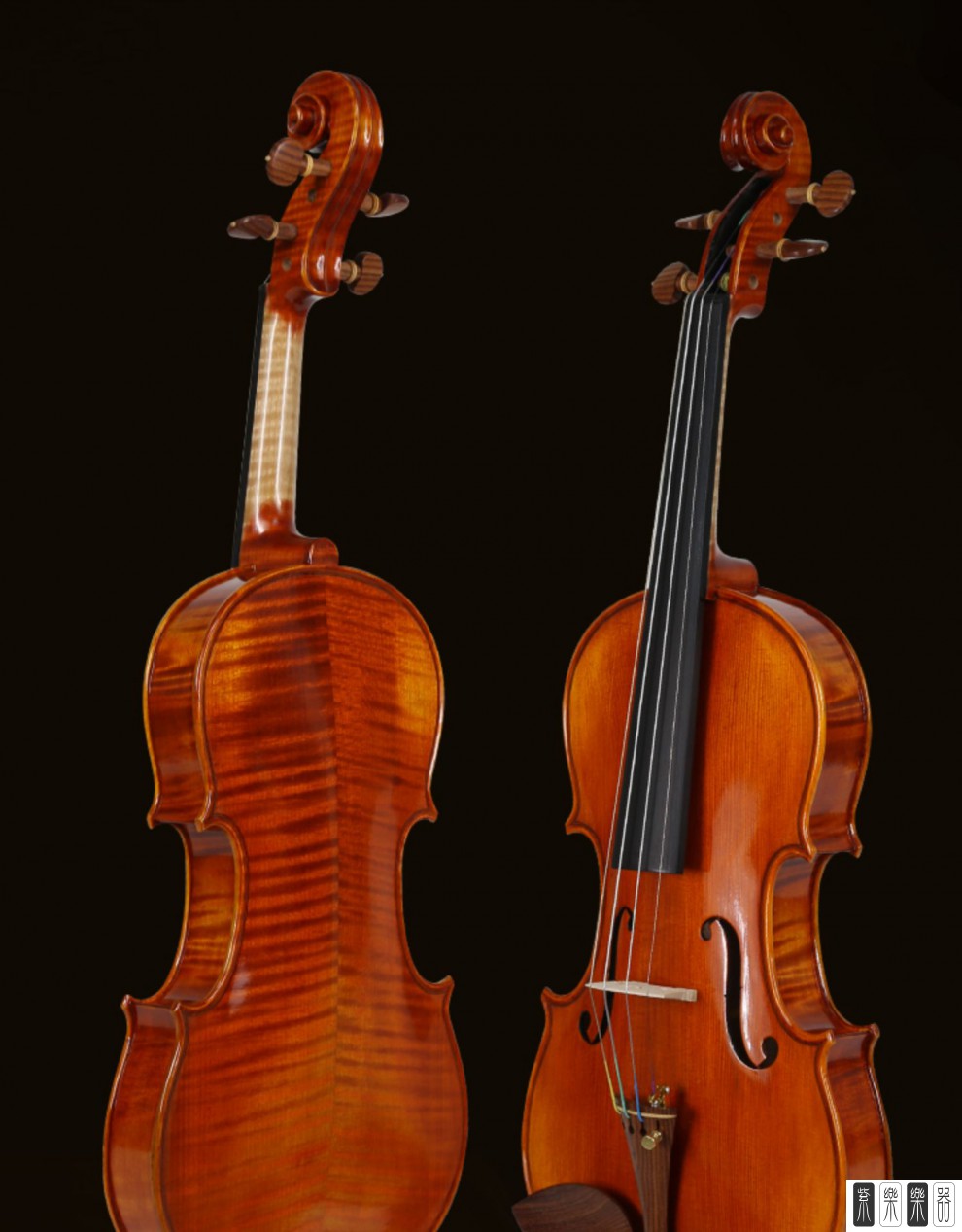 日本铃木进口高档小提琴初学者专业级演奏手工虎纹乐器 4/4 小提琴 琴