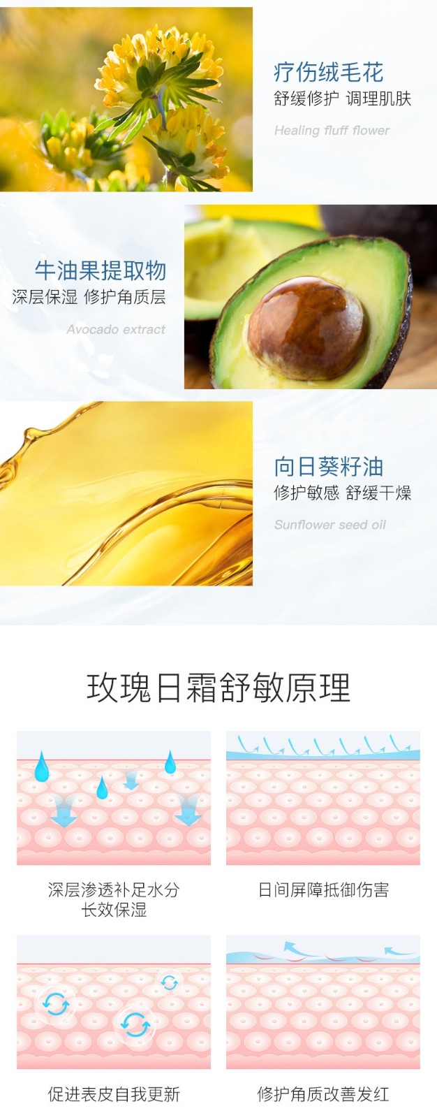 德国世家（Dr.Hauschka） 玫瑰清爽日霜舒缓敏感修复红血丝保湿面霜30ml效期2023年4月