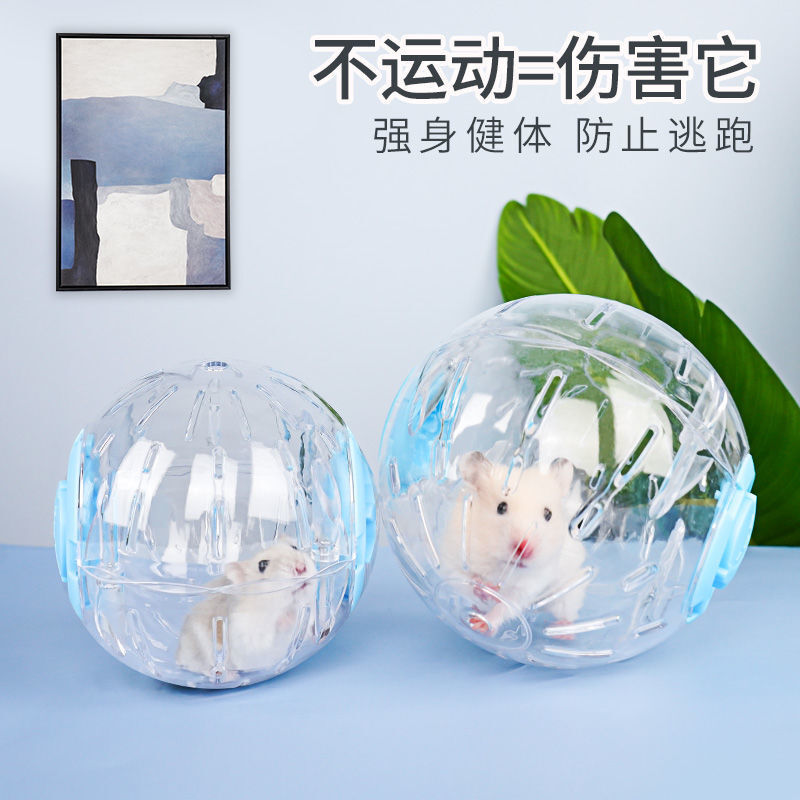 【店铺推荐】小仓鼠用品玩具跑球滚球金丝熊仓鼠水晶跑球运动透明跑轮