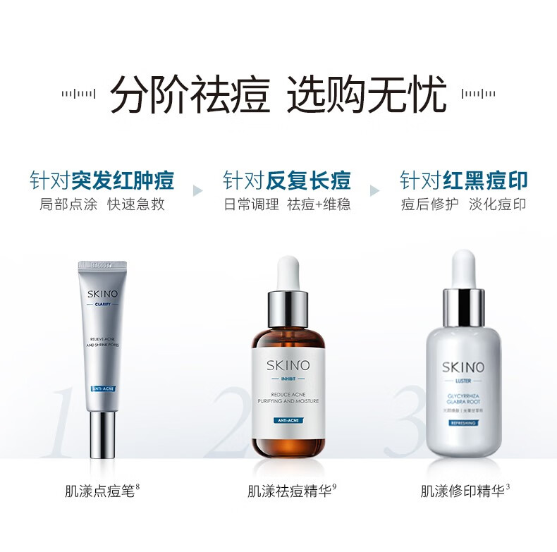 肌漾3.0修印精华淡化红黑痘印烟酰胺源头阻黑改善油痘肌 修印精华3.030ml