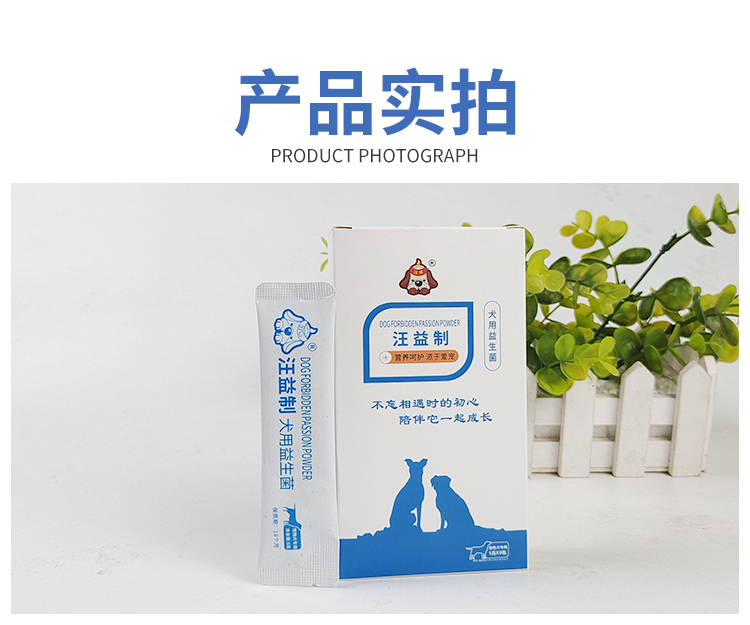 汪益制汪想宠物肠胃宝狗狗拉稀软便呕吐期间犬专用复合酶益生菌