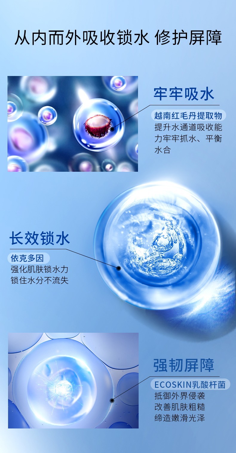 透真（LUCENBASE）玻尿酸保湿面霜深润水乳护肤品补水提亮肤色抗皱淡纹化妆品女 深润保湿精粹霜50g