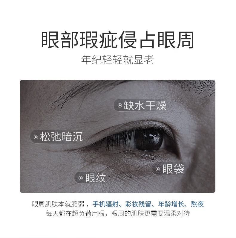 透蜜 蓝铜肽眼膜60片眼部补水保湿眼贴男女士 蓝铜肽眼膜60贴