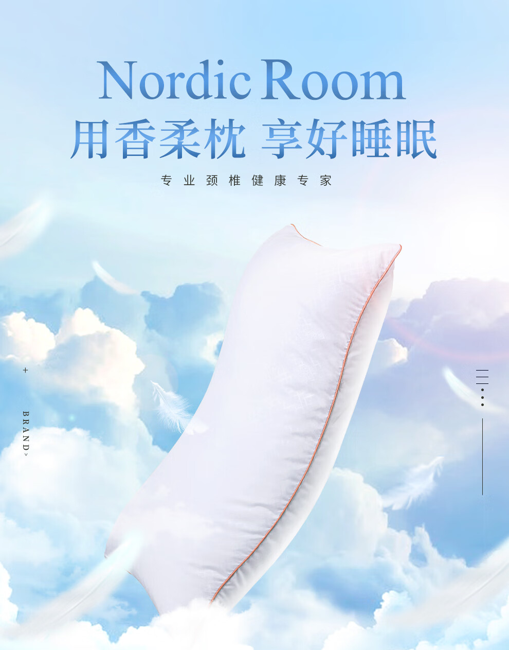 【超值秒杀】穗宝枕头床上用品特价福利秒杀 凉感抑菌学生枕(60x40)单个