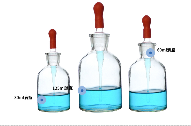加厚试剂瓶广口瓶细口瓶滴瓶透明磨口玻璃瓶磨砂大口瓶小口瓶化学药棉