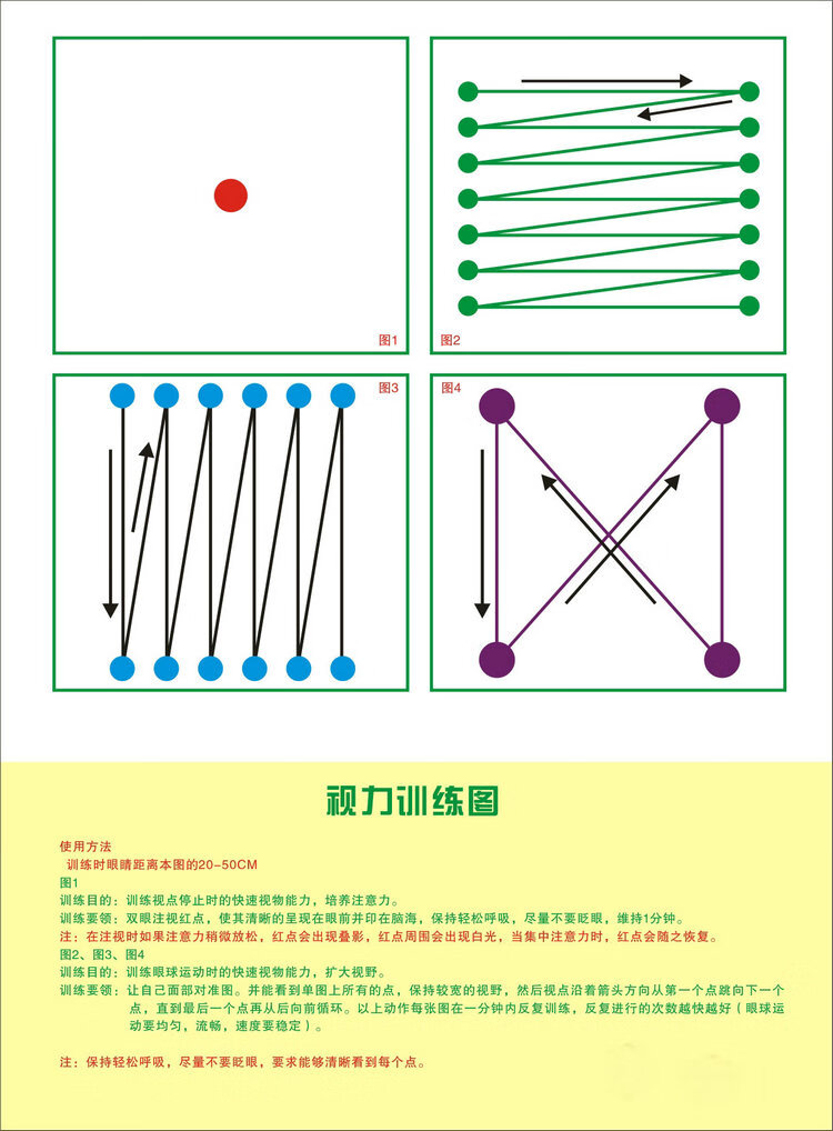 视力训练图保健图近视弱视训练图眼肌训练运动增大图新版e字黑板黑棒