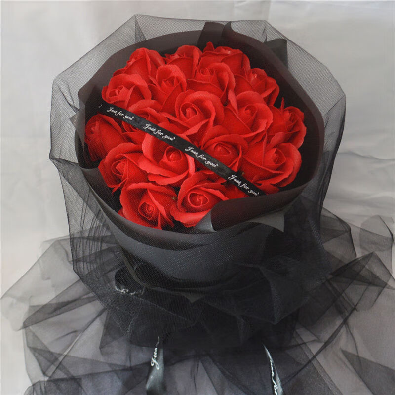 磐阙磐阙上新99朵香皂玫瑰花束生日生日礼物女生颂给老婆女朋友浪漫的