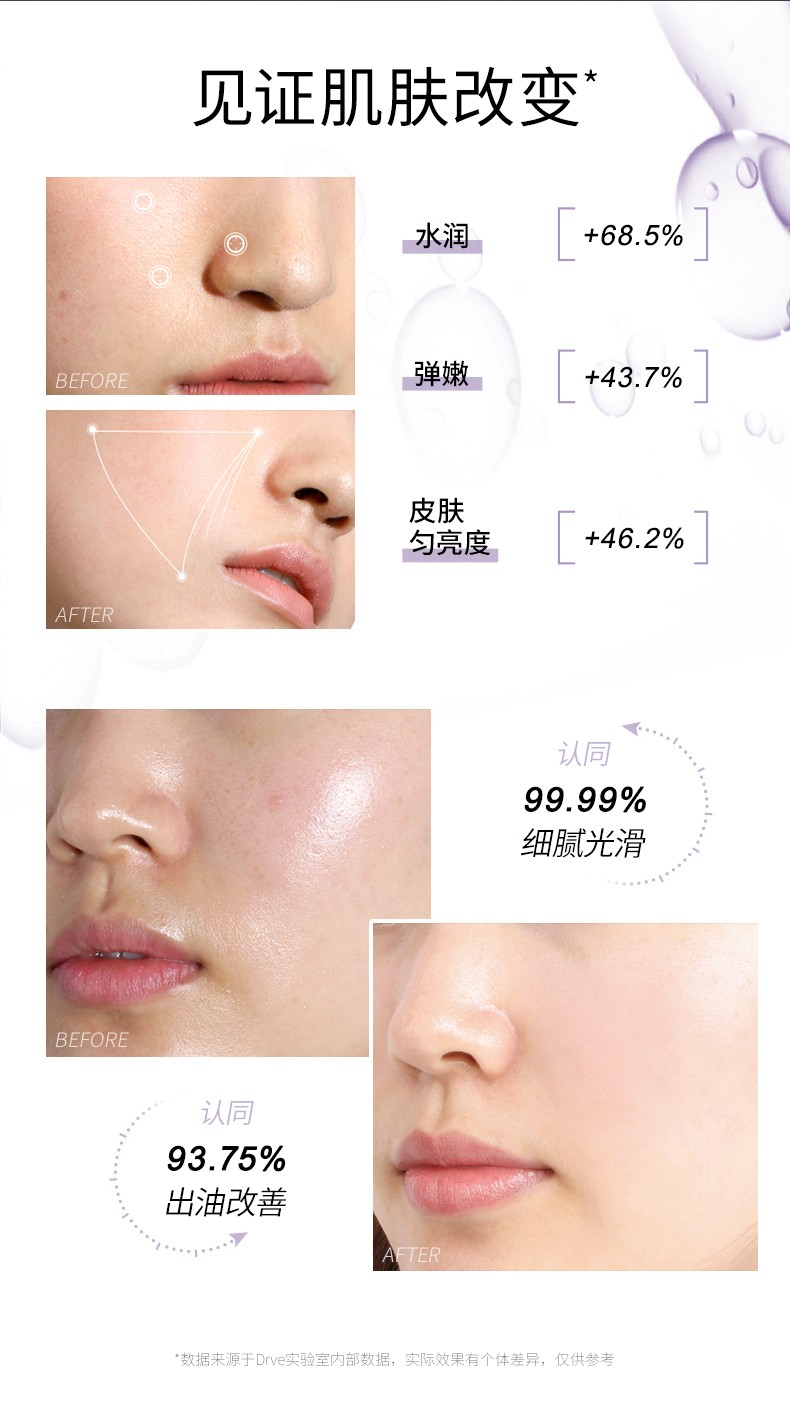 DRVE 睡眠面膜免洗深补水收缩毛孔控油舒缓修护免洗急救熬夜涂抹式玻尿酸懒人 50袋/盒